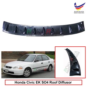 Honda Civic EK SO4 (6th Gen) 1995-2000 Vortex Generator Shark Fin Aerodynamic Rear Top Roof Diffuser Diffusor